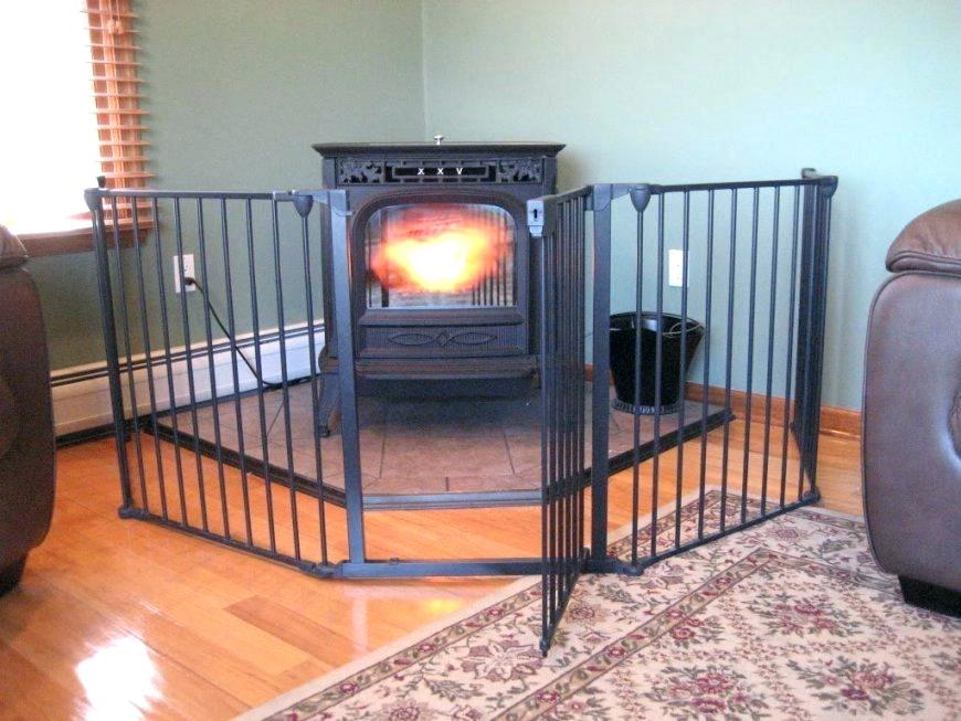 Wood stove/fireplace metal fence guard, baby safety - general for
