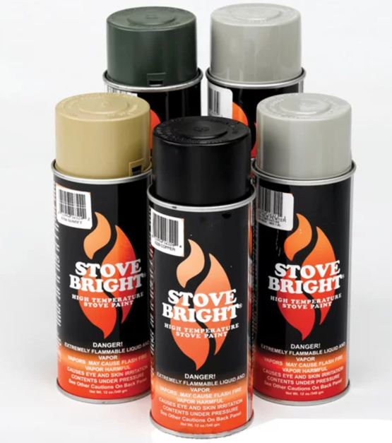 Stove Bright High Temperature Paint Friendly Fires
