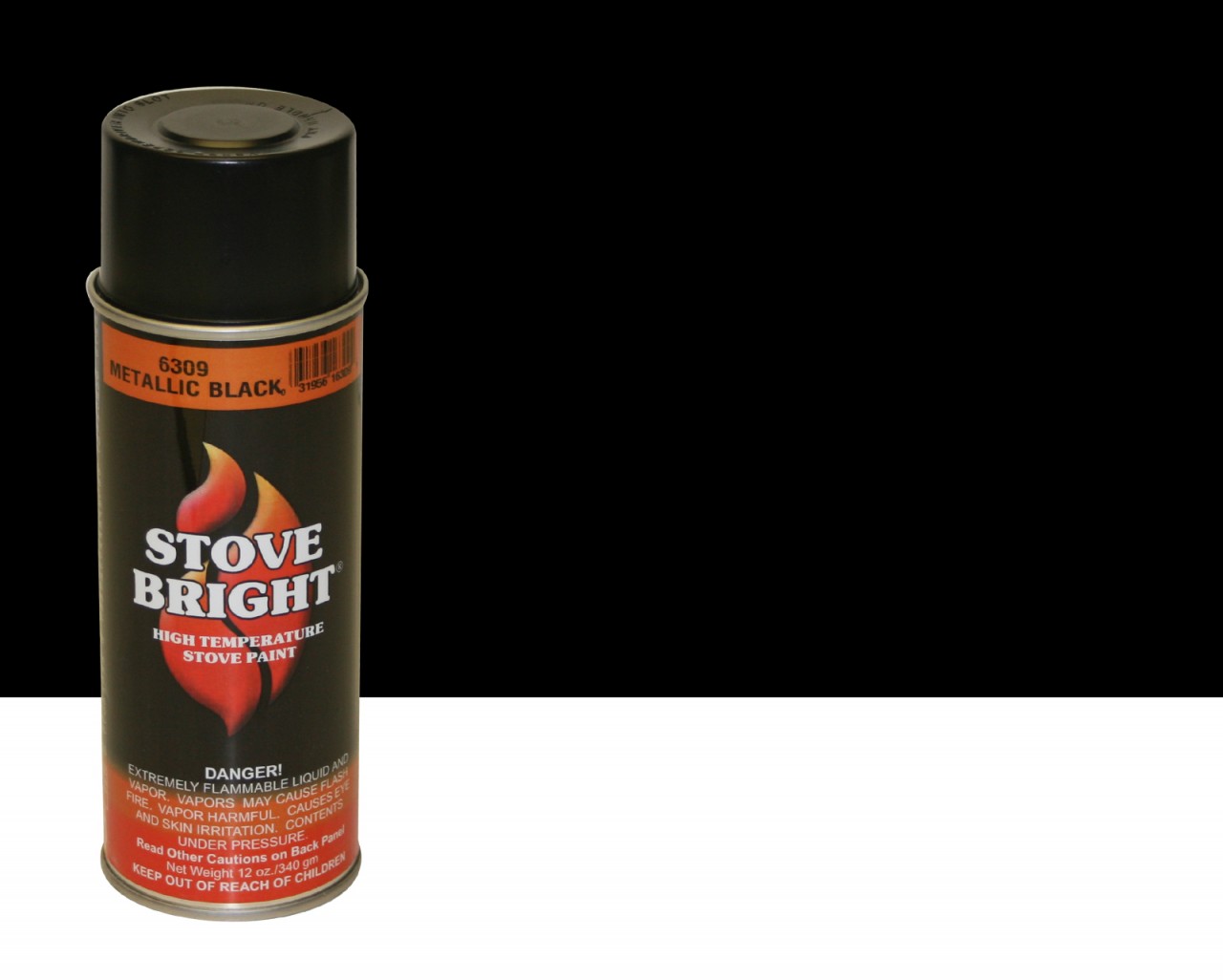 Supreme Fireplaces High Temperature Paint Metallic Black (6309