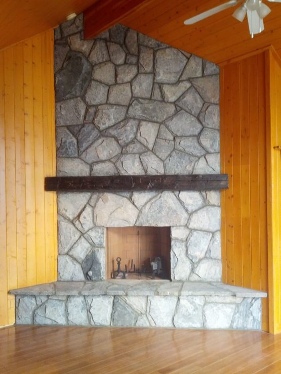 Wood Fireplace No Glass