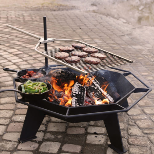 Iron Embers Stainless BBQ Grill | Friendly Fires