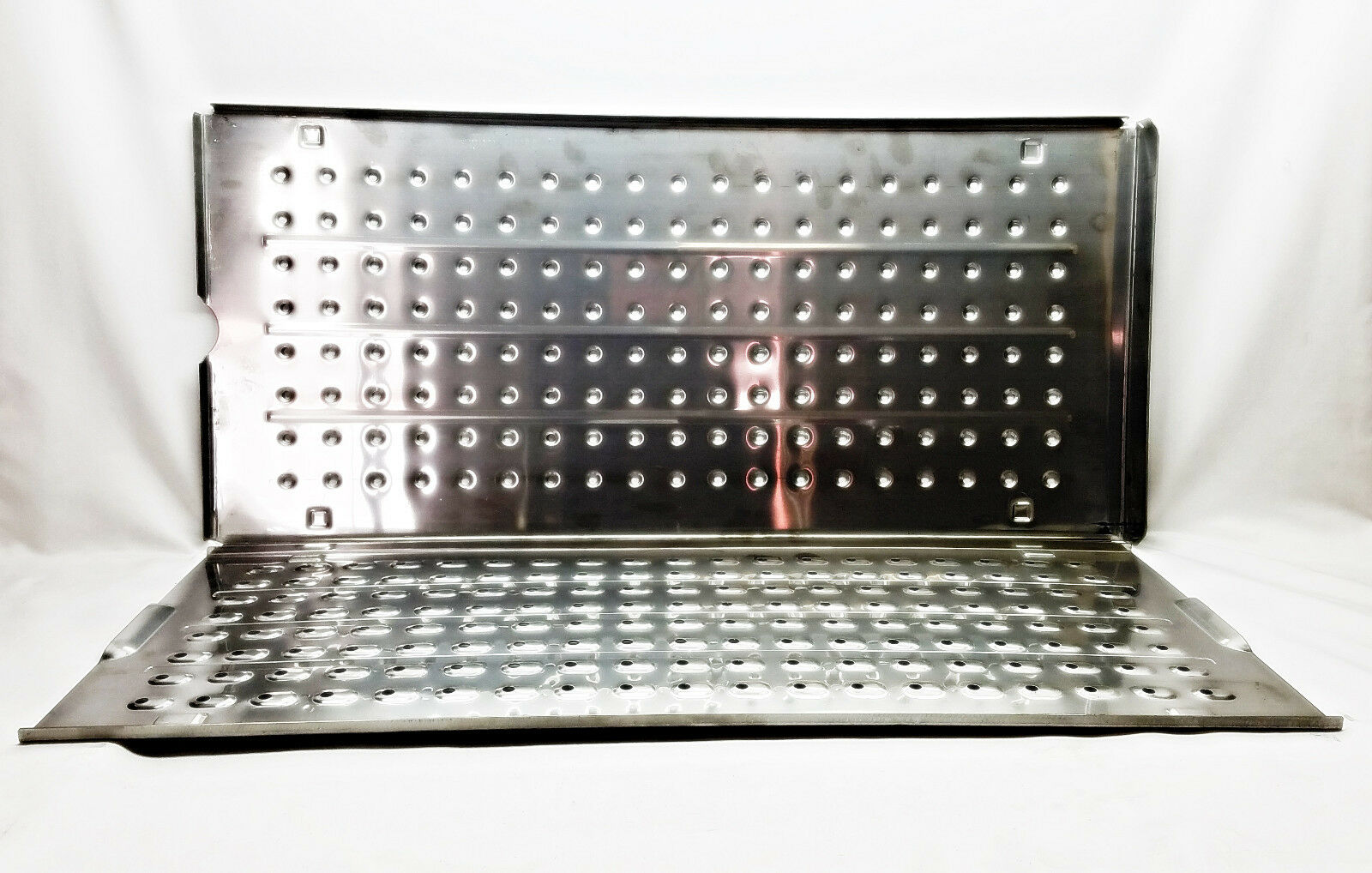 Green Mountain Grills Grease Tray Stainless Steel 2 Piece (JB CHOICE