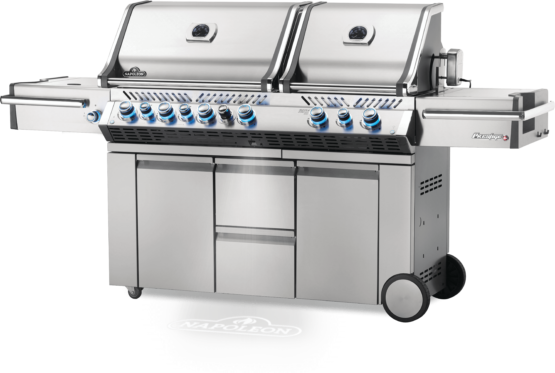 Prestige PRO™ 825 Natural Gas Grill with Power Side Burner and Infrared Rear & Bottom Burners | PRO825RSBINSS-3 | Friendly Fires