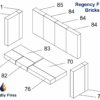 Regency 073-960 F1100 Wood Stove Brick Kit Friendly Fires