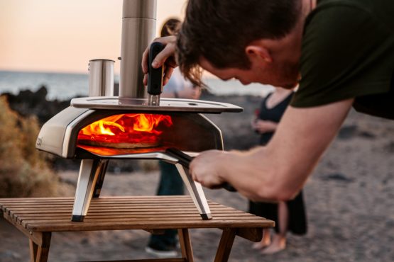 Ooni Fyra Wood-fired Outdoor Pizza Oven Friendly Fires