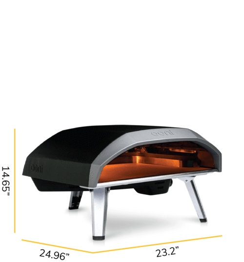 Ooni Koda 16 Gas-powered Outdoor Pizza Oven Friendly Fires