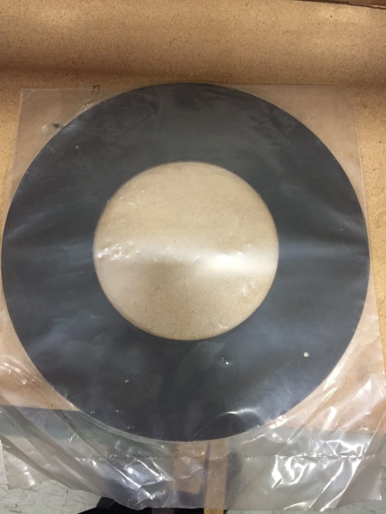 ICC Ultra Black Double Wall Stove Pipe Trim Collar