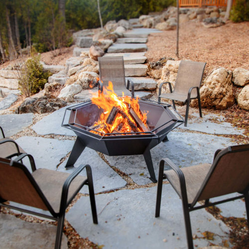 Iron Embers Cottager Octagonal 2 foot Fire Pit Friendlyfires.ca