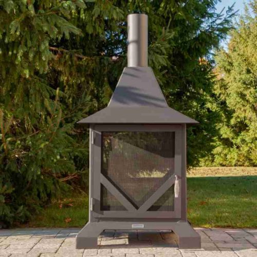Iron Embers Chiminea Outdoor Fire Pit- 5' | Friendlyfires.ca