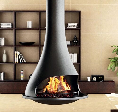 JC Bordelet Tatiana 997 Suspended Wood Fireplace Friendly Fires