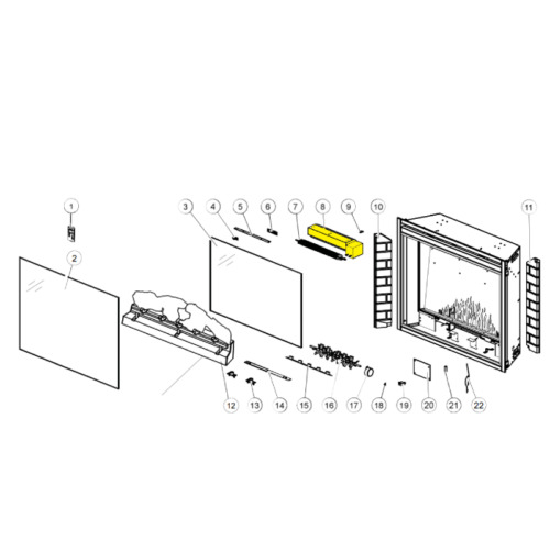 Napoleon Electric Fireplace Blower - BEF33H/BEF40H (W062-0052-SER) | Friendlyfires.ca