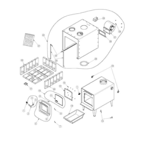 Drolet Baron 2000SP Parts (DB03520)