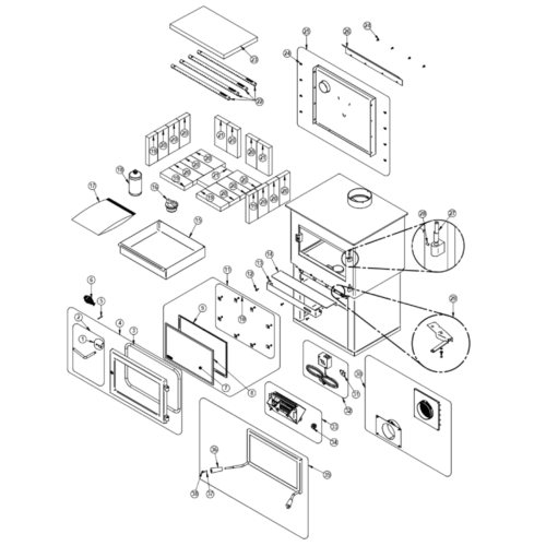 Drolet Deco Alto Parts (DB03220) | Friendlyfires.ca