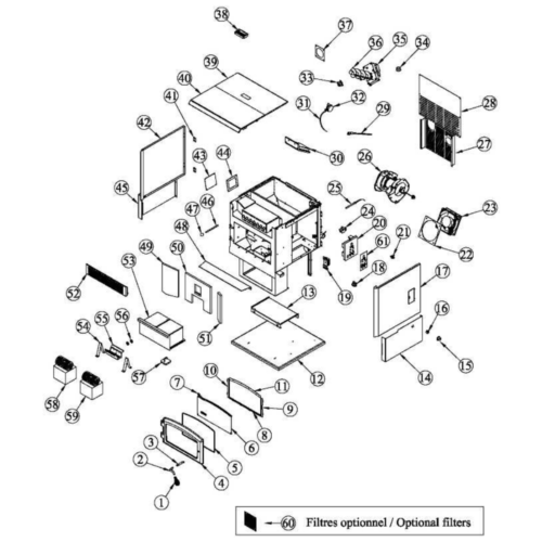 Drolet ECO-45 Parts - Serial # 2252 to 3351 (DP00045-3) | Friendlyfires.ca