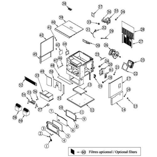 Drolet ECO-45 Parts - Serial # 3352 to 8741 (DP00045-4) | Friendlyfires.ca