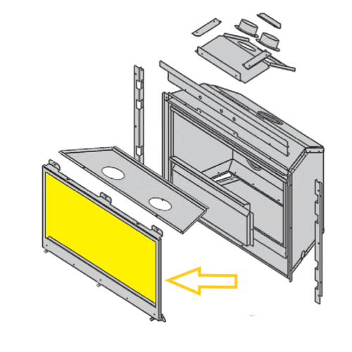 Valor 739DV Window Assembly (4000084S) | Friendlyfires.ca