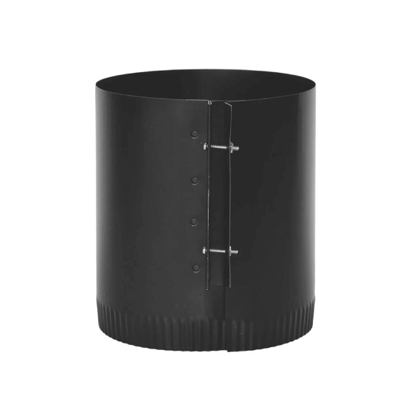 Single Wall Smoke Pipe - 6" Adjustable Connector (BM0034) | Friendlyfires.ca