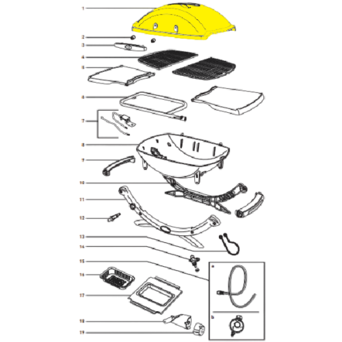 Weber Q2000 Titanium Top Lid (60072) Manual | Friendlyfires.ca