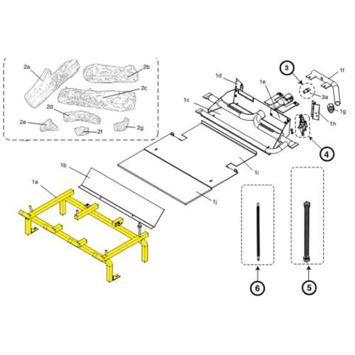 Town & Country Grate Assembly - TC30/TC36 (80000455) | Friendlyfires.ca