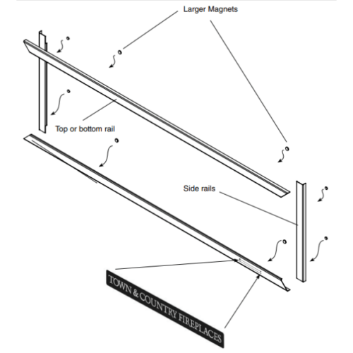 Town & Country Finishing Touches Trim Kit - WS54 (80000536/TCRP.54WSTRIMKIT) | Friendlyfires.ca
