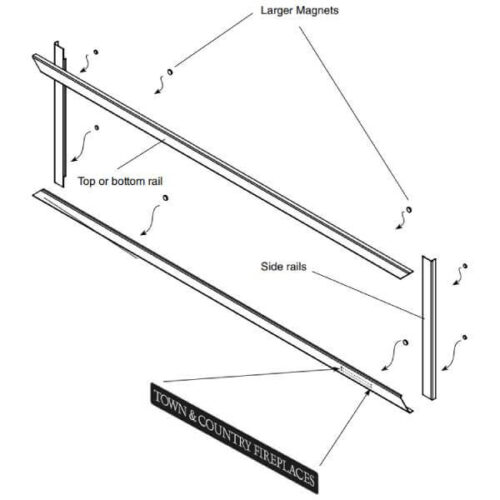Town & Country Finishing Touches Trim Kit - Outdoor WS54 "Series D" (80000596/TCWS.847804-A) | Friendlyfires.ca