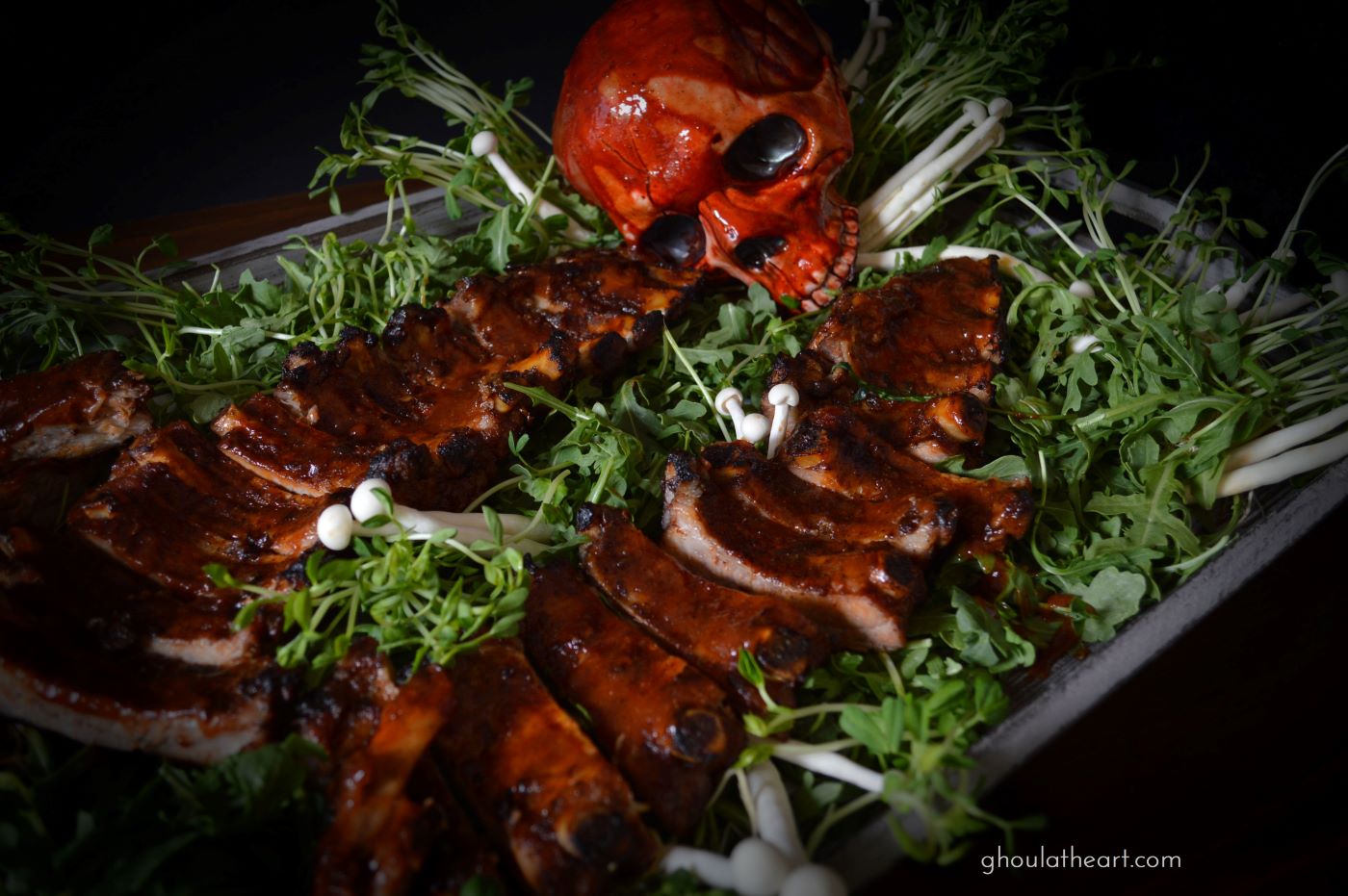 Halloween Recipe: Rest in Pieces BBQ Ribs