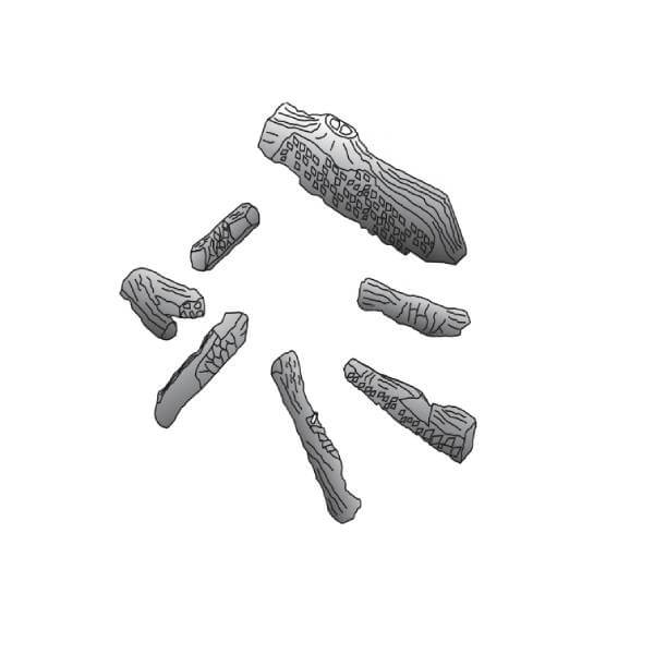 Regency Oak Log Set - P95 (770-930) | Friendlyfires.ca