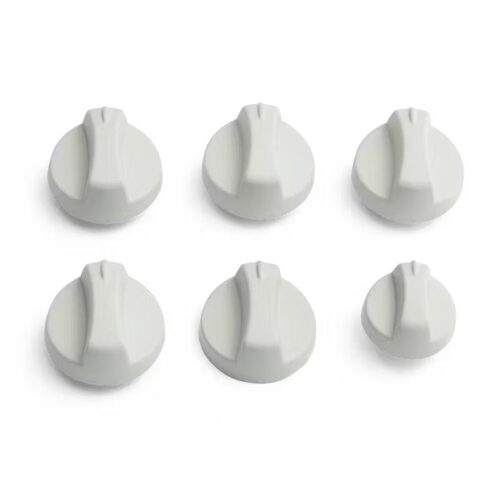Weber Control Knob Kit - Summit Silver/Gold C 4 Burner [with side burner and smoker] (67684)