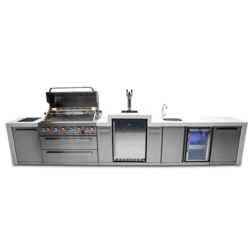 Mont Alpi 805 Deluxe Island w/ Kegerator & Beverage Center (Medium) | Friendlyfires.ca