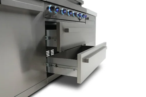 Mont Alpi 400 Deluxe Island w/ Optional Fridge | Friendlyfires.ca