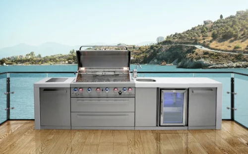 Mont Alpi 805 Deluxe Island w/ Beverage Center (Medium) | Friendlyfires.ca