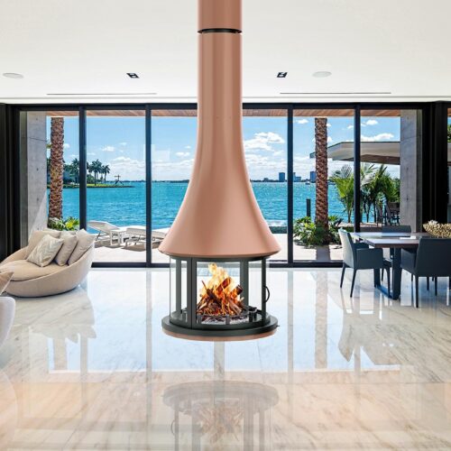 Ambiance JC Bordelet Fireplace Orange Friendly Fires