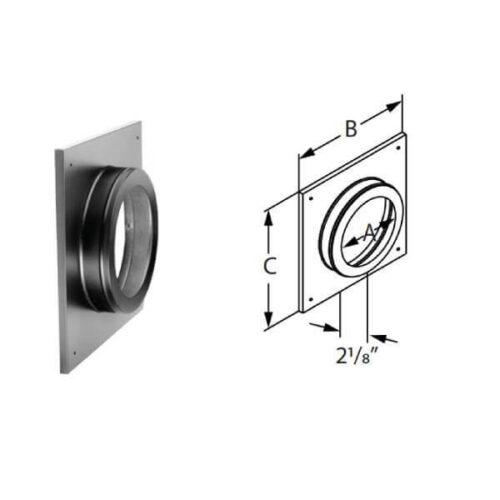 Duravent DirectVent Pro Decorative Cover - 4"/7" (46DVA-DC) | Friendlyfires.ca