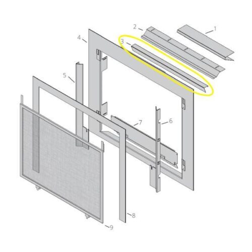 Valor Window Bolt Cover - 534J (4002210BY) | Friendlyfires.ca
