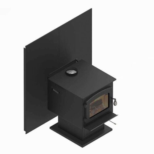 Wall Mount Certified Wood Stove Heat Shield Friendly Fires