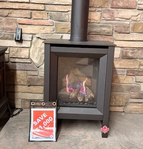 Clearance: Kingston Showroom Model - Enviro S20 Natural Gas Stove and Vent Kit | Friendlyfires.ca